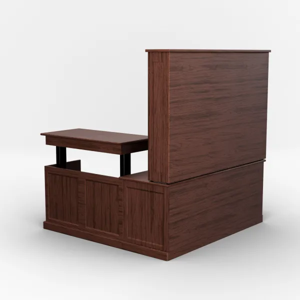 Urban L Desk with Adjustable Return