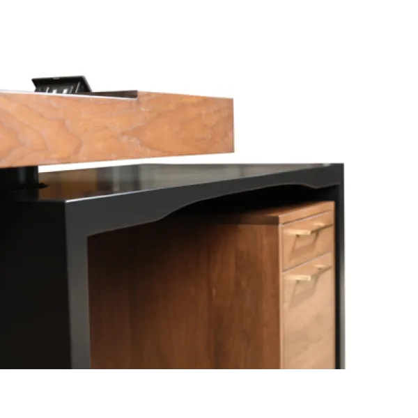 Amish Smart Desk with Adjustable Height Lift Top 